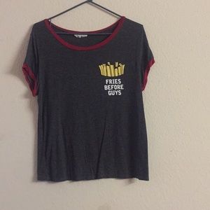 Fries before guys top